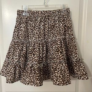 SHEIN Animal print skirt